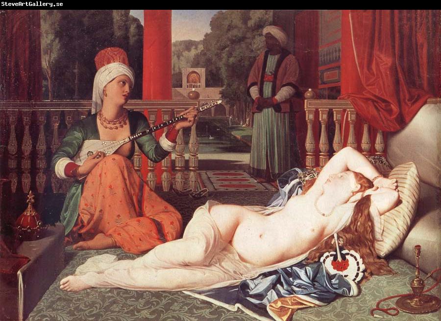 Jean Auguste Dominique Ingres Odalisque with a Slave